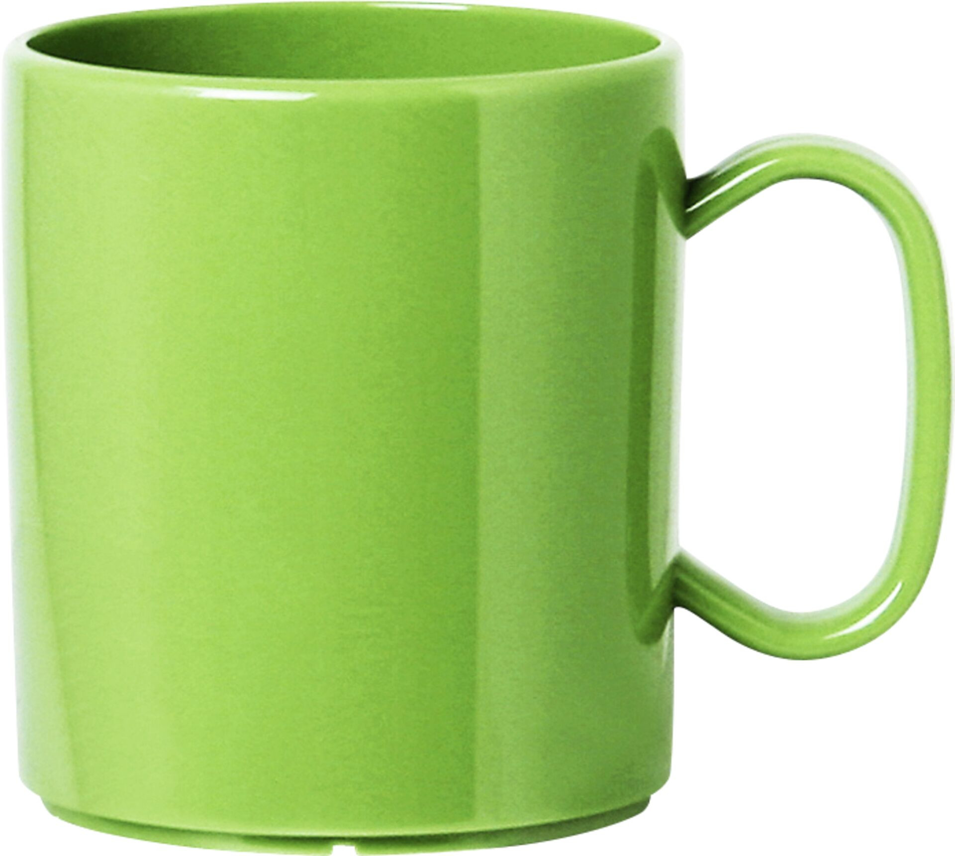 Becher "Colour" mit Henkel grün